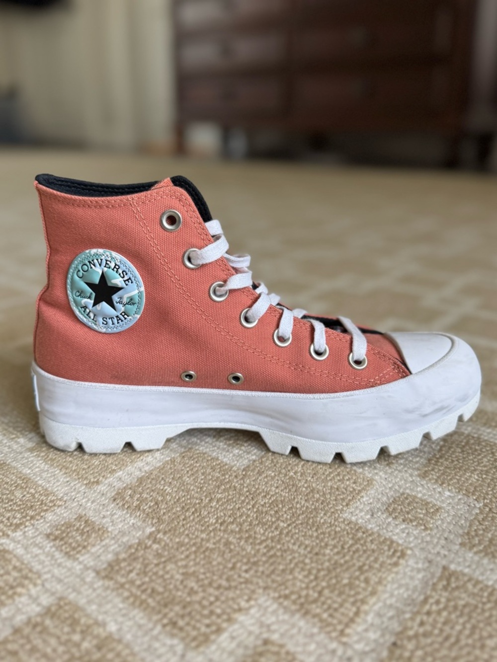 Converse Lugged Chuck Taylor Hi Love Your Mother Coral Streetwear 8 - Picture 7 of 17